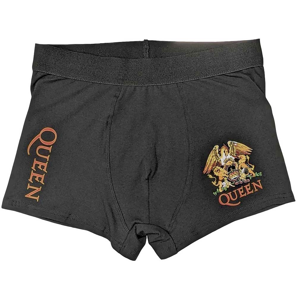 Queen - Classic Crest Boxershorts - Zwart